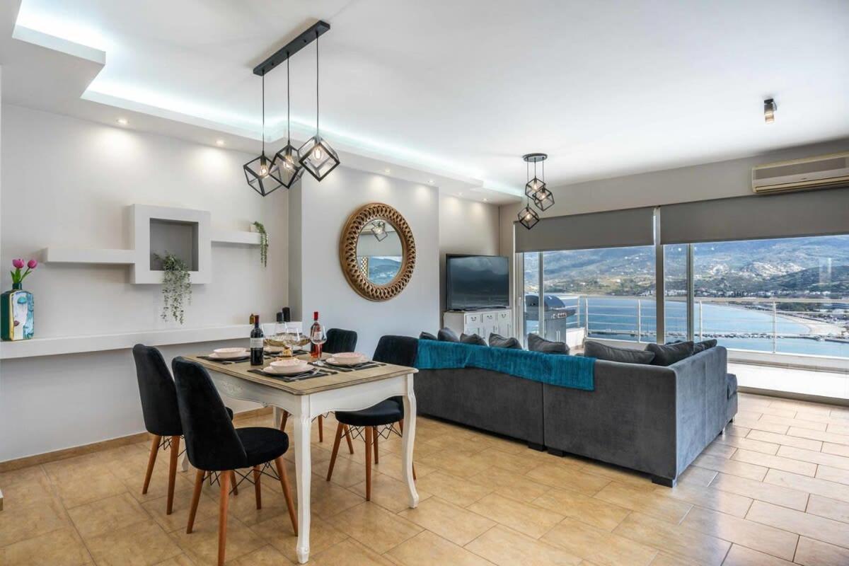 Sitia Panoramic Penthouse - Close To Sandy Beach - Private Parking エクステリア 写真